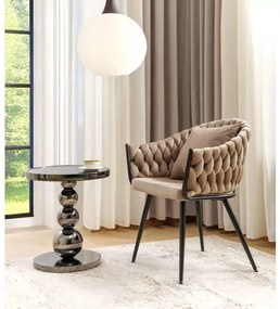 Masuta de cafea Rima neagra ø50/h56 cm