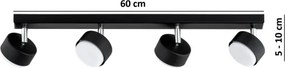 Brilagi - Spot LED MONO 4xGX53/30W/230V negru