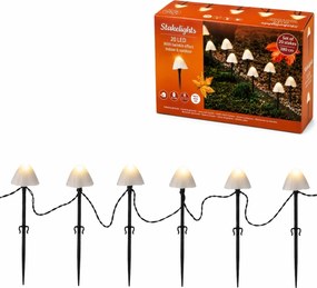 Lampi LED de gradina MUSHROOMS 20 buc, 380 cm