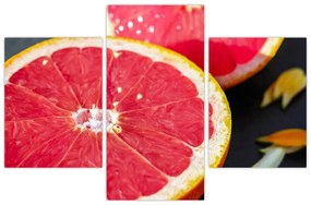 Tablou cu grapefruit tăiat (90x60 cm)