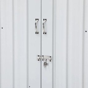 Căsuță de grădină Avenberg NORMAN 2,45 × 1,75 m, GRI/ALBĂ