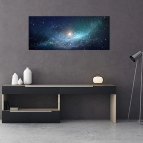 Tablou - Stele și nebuloase (120x50 cm)