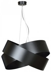 Lustra moderna neagra din metal cu 3 becuri Vieno