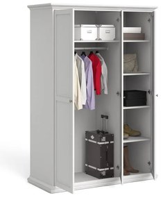 Șifonier alb 139x201 cm Paris – Tvilum