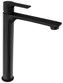 Baterie negru-mat pentru chiuvetă înaltă Pax – Sapho