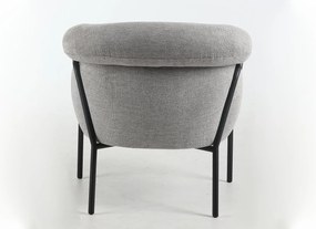 Fotoliu de relaxare gri CLOVER