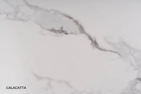 Masa rotunda Espero alb/alb ø90/h75 cm