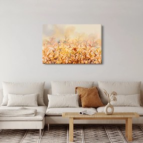 Tablou - Frunze în culori de toamnă, pictură în ulei (90x60 cm)