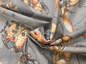 Lenjerie de pat din bumbac pentru copii STEAM DREAMS gri Dimensiune lenjerie de pat: 70 x 90 cm | 140 x 200 cm
