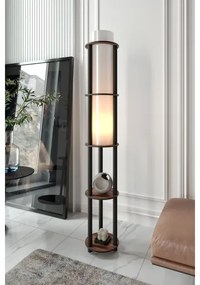 Lampadar cu polițe NOTO, 1xE27/40W/230V, maro/negru