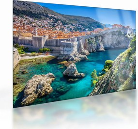 Tablou pe sticlă - Dubrovnik (70x50 cm)