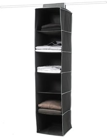 Organizator compartimentat suspendat Compactor Garment So Black 6 Rack