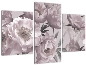 Tablou - Vintage bujorii (90x60 cm)