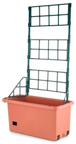 Power Planter, ghiveci 75x130x35 cm, 3 etaje, culoare cărămizie