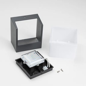 Aplică LED de exterior Brilagi TERNI LED/12W/230V antracit IP44