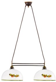 Lustră pe cablu Kolarz 731.82.136 NONNA 2xE27/75W/230V struguri/căpșuni