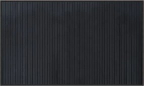 vidaXL Covor dreptunghiular, negru, 60x100 cm, bambus
