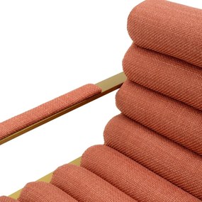 Scaun de bar elegant design LUX Counter Olsen, scalea orange