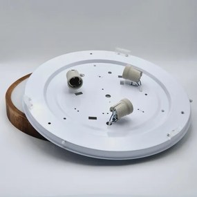 Plafonieră LED Brilagi CARVALHO SLIM 3xE27/60W/230V stejar cireș d. 47 cm