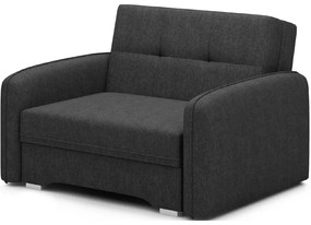Fotoliu extensibil LAINE, negru