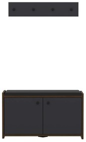 PANTOFAR Zen Shoe Cabinet, Alb, 35x45x80 cm