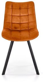 Set 6 scaune K332 velvet cinnamon