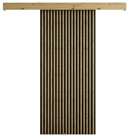 Zondo Uși culisante 90 cm Myles I (stejar artisan + negru mat). 1043555