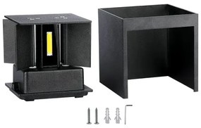 Aplică LED de exterior LED/11W/230V 4000K IP65 neagră