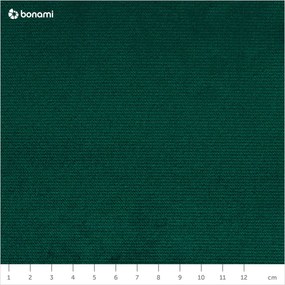 Colțar extensibil din catifea cu șezlong pe partea dreaptă Miuform Lofty Lilly, verde