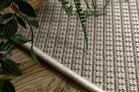 Covor sisal Floorlux 50002 Romburi şampanie si taupe