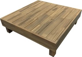 Măsuță de cafea pentru exterior din lemn de acacia, design natur, "Outek"