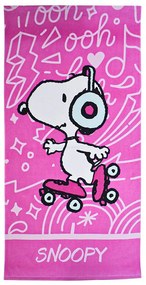 Snoopy Skate prosop de baie, prosop de plajă 70x140cm