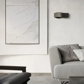 Aplică TILA 2xG9/40W/230V 40 cm neagră Sollux SL.1020