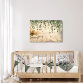 Tablou - Lac, acvariu (90x60 cm)