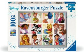 PUZZLE PERSONAJE DISNEY 100 PIESE XXL - RAVENSBURGER (RVSPC04118)