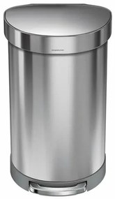Simplehuman Coș de gunoi cu pedală 45 l, oțel mat