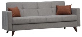 Canapea extensibilă KORFU, 3 locuri, gri deschis