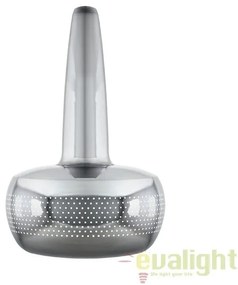 Abajur metalic design retro Clava Polished Steel