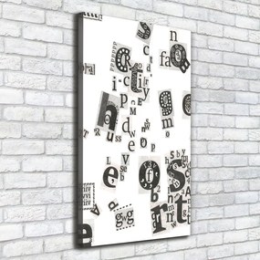 Tablou canvas Scrisori din ziare