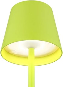 Globo 58488NG-LED Lampă de masă VANNIE pentru exterior, reglabilă (dimmabilă), cu control tactil și reîncărcabilă, 3W/5V IP54 1800mAh, verde