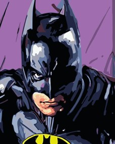 Pictura pe numere cu un cadru "Batman" 50x40 cm
