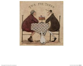 Imprimare de artă Sam Toft - Tea for Three II