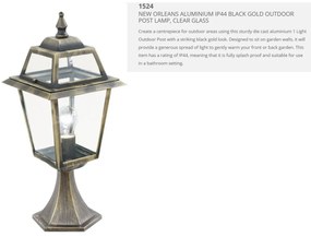 Stalp de iluminat exterior stil traditional IP44 New Orleans 1524 SRT