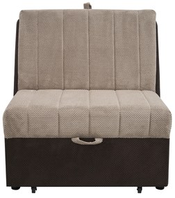 Fotoliu monica d28-22, 100x85 cm, maro/bej, textil