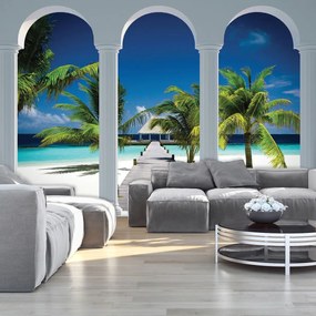 Fototapet - Privire spre plaja (152,5x104 cm)