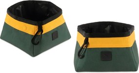 Bol de călătorie pliabil din material textil ø 18 cm Moss – P.L.A.Y.