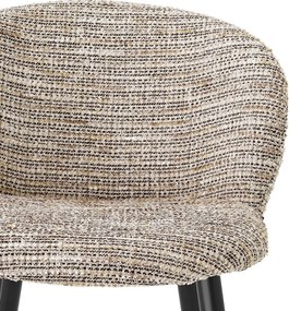 Scaun de bar design elegant LUX Volante, bej mademoiselle 115735 HZ