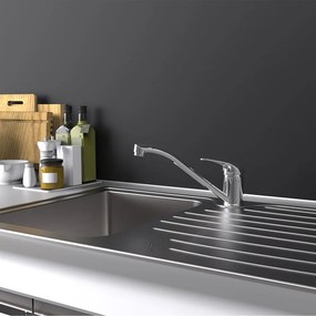 Baterie bucatarie monocomanda Rubineta Prince finisaj crom lucios