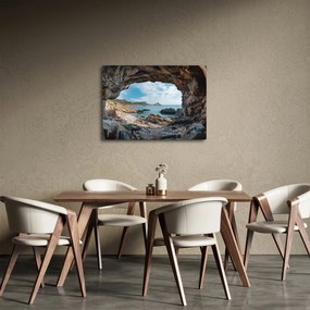 Tablou - Peșteră lângă mare (70x50 cm)