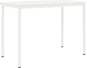 vidaXL Masă de bar Alb 150 x 80 x 105 cm Lemn de pin masiv